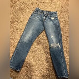 Free people Levi's 501 Skinny Jeans